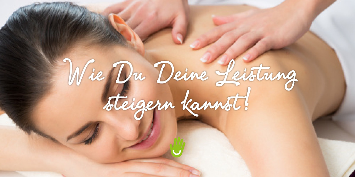 Massage - Leistung steigern